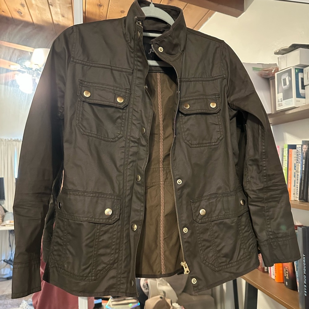 J. Crew Dark Brown Utility Jacket